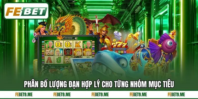 Phân bổ lượng đạn hợp lý cho từng nhóm mục tiêu