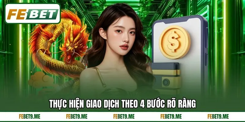 Thực hiện giao dịch theo 4 bước rõ ràng
