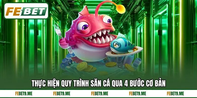 Thực hiện quy trình săn cá qua 4 bước cơ bản